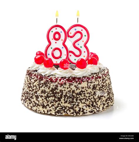 birthday cake and candle 83 cut out stock images and pictures alamy