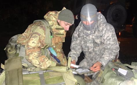 Sky Soldiers Train Land Navigation With Italian Peers Article The