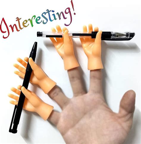 14 Pack Tiny Finger Handsflat Hand Style Mini Hand Puppetfun And