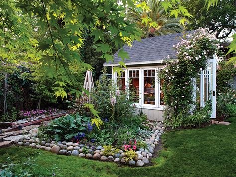 How To Landscape Around A Garden Shed 40 Simply Amazing Garden Shed