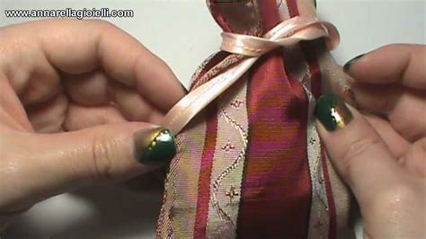 Video tutorial sacchetto porta confetti per laurea 12. Tutorial SACCHETTO di stoffa per bomboniere 🌻 Gift bag - YouTube