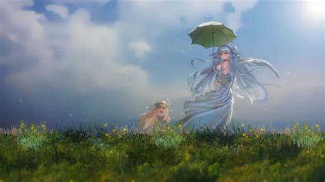 Best anime wallpaper for desktop. Anime Girl With Umbrella - Free Live Wallpaper - Live ...