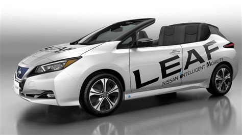 Nissan Leaf Convertible Liście We Włosach Jeździmy Samochodami