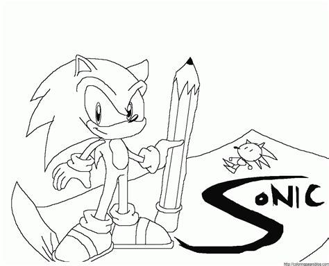 Sonic The Hedgehog Coloring Pages Clip Art Library