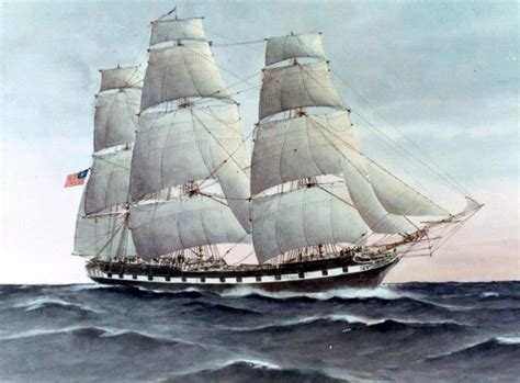 Naval Historical Foundation Ship Paintings Sailing Ships Sailing