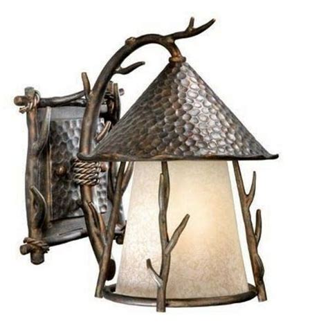 While rustic outdoor lighting is often a more popular choice for the outdoorsman designer, there are also plenty of lighting options for indoors as well. Vaxcel 1 Light Md Rustic Outdoor Wall Lamp Lighting ...