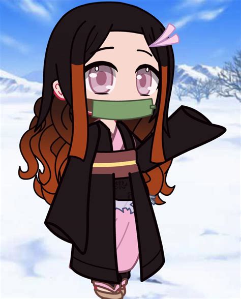 I Just Watched The First 2 Episodes Of Demon Slayer So I Made Nezuko In Gacha Club Next Will