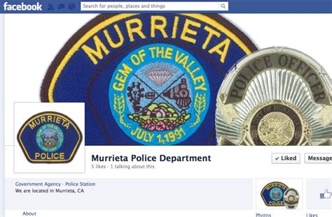 Murrieta Police Launch Facebook Twitter Text Alerts Murrieta Ca Patch