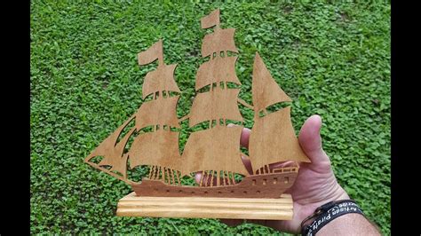 Pirate Ship Scroll Saw Project Youtube