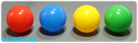 Handwriting worksheets) for parents and teachers. Plastic balls Red, Blue, Yellow and Green - bluetin.io