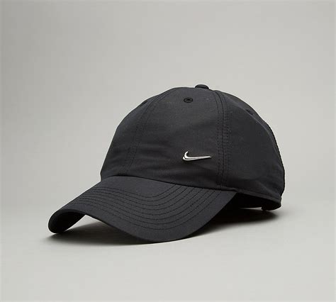 Nike Metal Swoosh Cap Black Footasylum