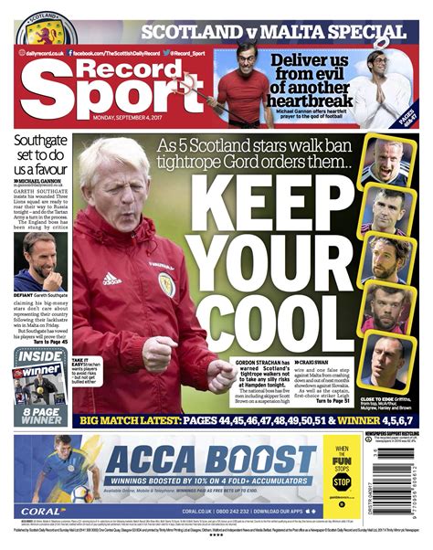 The Daily Record On Twitter Heres A First Look At Tomorrows Daily Record Back Page