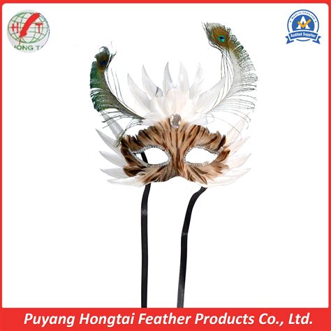 wholesale plastic masquerade party mask with peacock feathers china masquerade party mask
