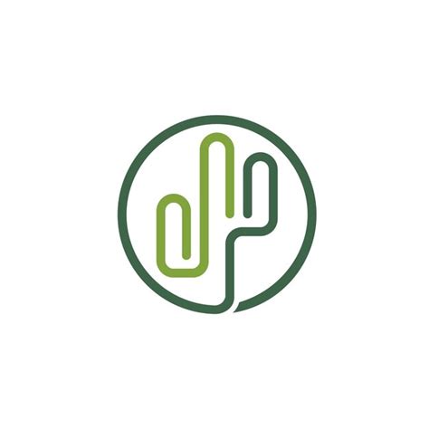 Premium Vector Cactus Logo Template Vector Illustration