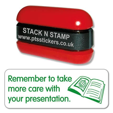 Take More Care With Your Presentation Stack N Stamp