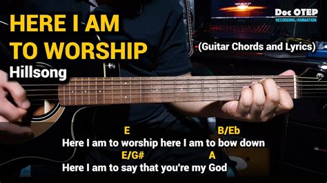 Here i am / princess just wanna have fun. Here I Am To Worship/Call - Hillsong (Guitar Tutorial with ...