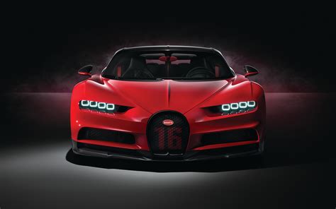 Download 3840x2400 Red Car Bugatti Chiron Sport Luxury 2018 4k
