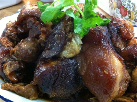 Confessions Of A Weekend Cook Braised Pork Trotter
