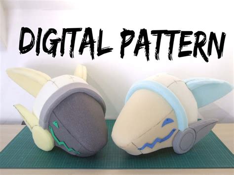 Digital Pattern Protogen Style Fursuit Headbase Template