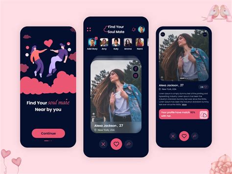 Best Uiux Design For Dating App 💑 Uplabs