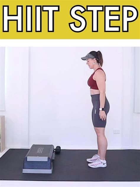 Hiit Hiit Step Workout Video Step Workout Step Up Workout Hiit Workout