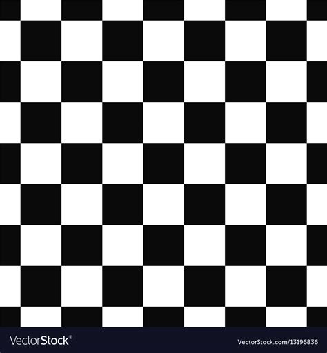 Seamless Black And White Square Pattern Design Vector Image