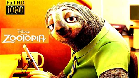 Sloth Scene Zootopia 2016 Youtube