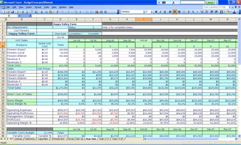 Tracking Business Expenses Spreadsheet 1 —