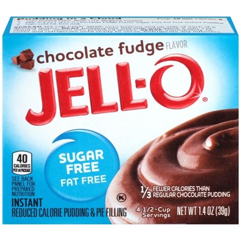 Jello sugar free instant pudding pie recipe. Jell-O Instant Sugar Free-Fat Free Chocolate Fudge Pudding ...