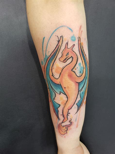 Come and experience museart today. The Skyrim logo but with Charizard, by Shannon Michael at ...