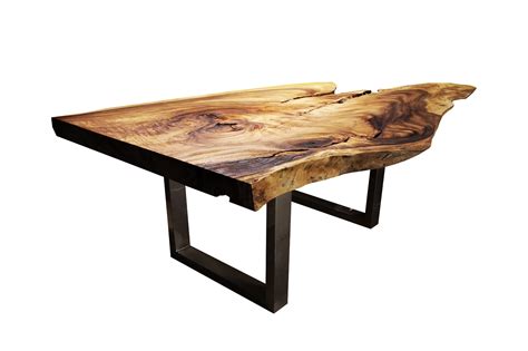 Buy Acacia Wood Live Edge Coffee Table 99 X 57 Inches Online Ltj Arbor