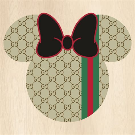 Gucci Minnie Mouse Head Svg Gucci Pattern Png Gucci Pattern With