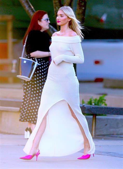Yeah sure elsa i'll build a snowman. ELSA HOSK Arrives at CFDA Fashion Awards in New York 06/03 ...