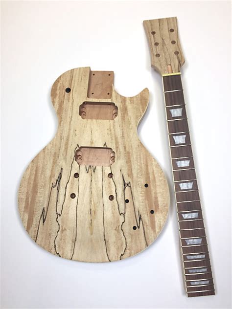 Since that guitar is soo far out of my price range. DIY Les Paul Spalted Maple Unfinished Electric Guitar Kit | Reverb