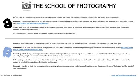 Photography Tips For Beginners — The School Of Photography Courses