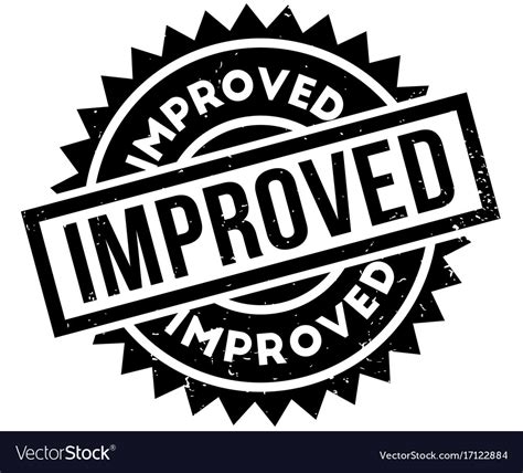 Improved Rubber Stamp Royalty Free Vector Image