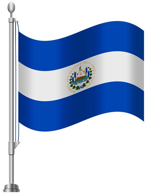 El Salvador Flag Png Clip Art Best Web Clipart Clip Art Library