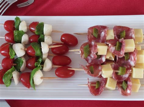 Brochettes apéritives Recettes diététiques et gourmandes