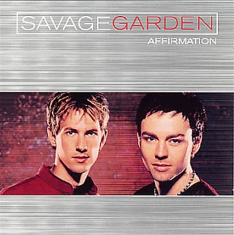 Savage garden is one of only two australian bands to have ever had two #1 singles in the us. Savage Garden Affirmation UK 2 CD album set (Double CD ...