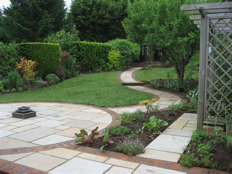 Garden design templates and themes. Sloping Garden Design | Accent Garden Designs