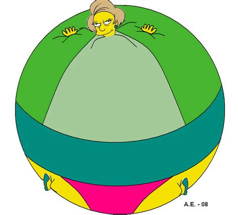 Edna Krabappel Inflated By Zigzag123 On Deviantart