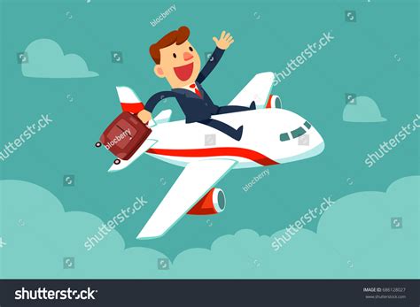 People Airplane Cartoon Images Stock Photos And Vectors Shutterstock