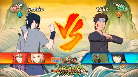 Naruto Shippuden Ultimate Ninja Storm Revolution Sasuke Vs Kiba Youtube