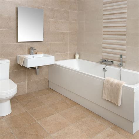 Alternatively, patterned tiles will give an ornate, vintage look and will. Bucsy Beige Wall Tile