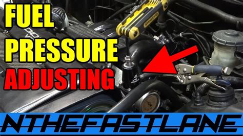 Adjusting A Fuel Pressure Regulator How To Youtube