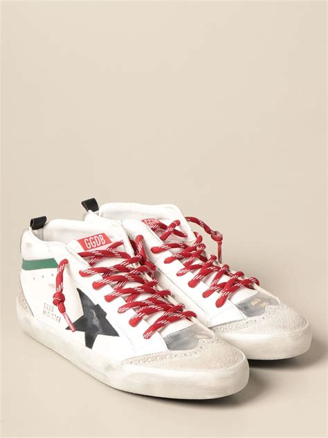 Golden Goose Sneakers In Leather And Suede White Golden Goose