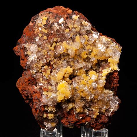 Mimetite And Calcite Fine Mineral Specimen For Sale