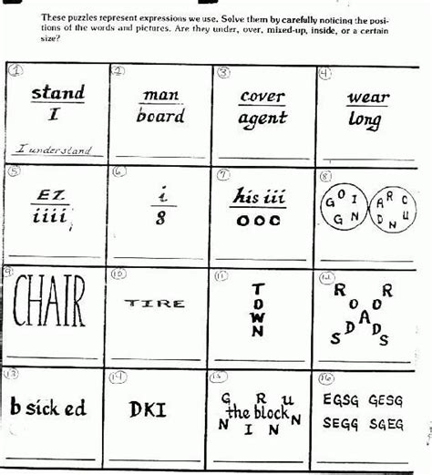 Brain Teasers Printable With Answers