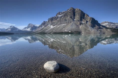 Lake Bow Lake Banff Np Canada Geology Pics