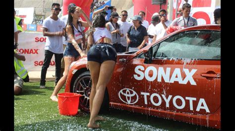 Atrevido Sexy Car Wash Se Robo El Show En El Street Drift RUEDAS